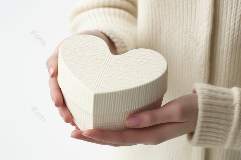 手捧礼物盒爱心送礼七夕节女神节实拍摄影图,高清,摄影图,摄影图片,图片大全,摄影图免费下载